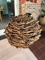2 decoratieve houten bollen, Ophalen, Gebruikt