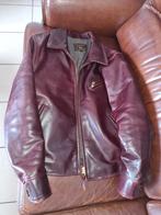 Veste en cuir de cheval coul bordeaux taille M 450€, Comme neuf, Taille 48/50 (M)