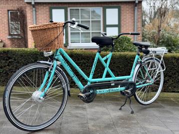    Tandem fiets ‏Venturelli elektrische ondersteuning MOOIE  beschikbaar voor biedingen