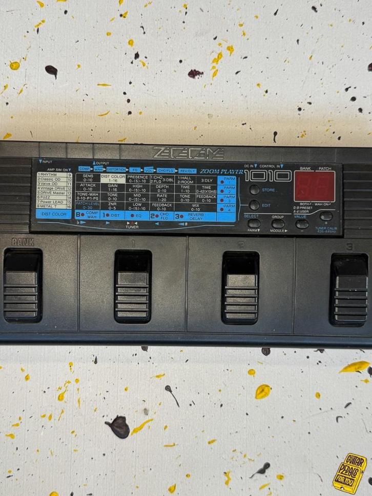 3YR Deal - Zoom 1010 Advanced Guitar Effects Processor, Muziek en Instrumenten, Effecten, Gebruikt, Chorus, Multi-effect, Ophalen of Verzenden