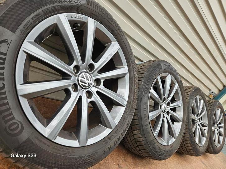 17 inch Vw Passat Troc Arteon Touran velgen winterbanden, Auto-onderdelen, Besturing, Ophalen of Verzenden