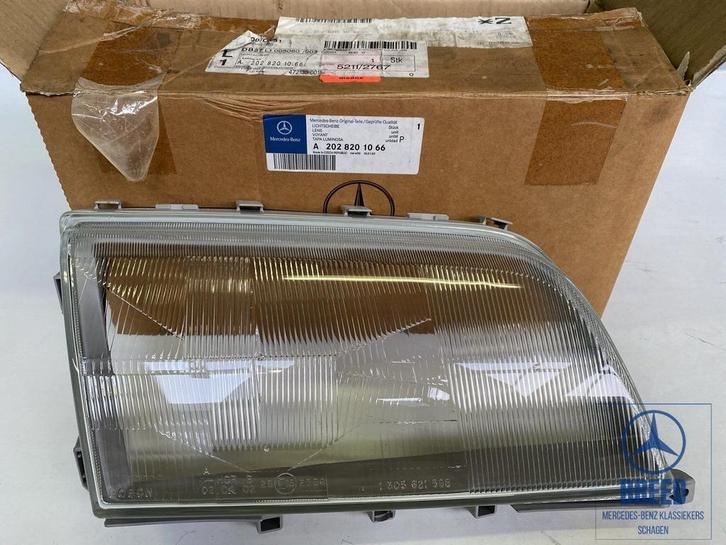 NOS koplampglas rechts Bosch voor Mercedes-Benz W202 C-klass, Auto-onderdelen, Verlichting, Mercedes-Benz, Nieuw, Ophalen of Verzenden