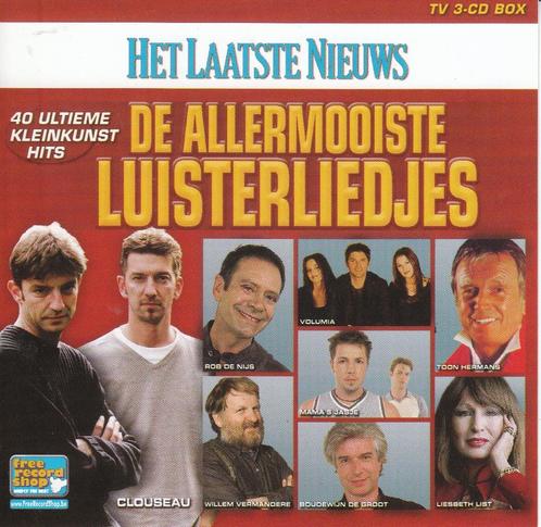 De allermooiste luisterliedjes met 40 ultieme kleinkunsthits, Cd's en Dvd's, Cd's | Verzamelalbums, Nederlandstalig, Verzenden