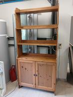 Boekenkast en boekenrek massief gebeitst grenen, Ophalen, 50 tot 100 cm, Landelijk, 25 tot 50 cm