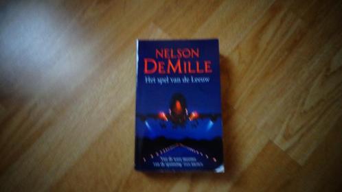 boek Het spel van de leeuw- NelsonDeMille-540 blz-Ned.thrill, Livres, Livres Autre, Neuf, Enlèvement