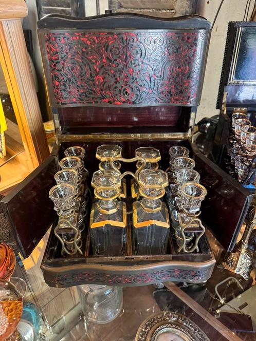Likeurkelder napoleon III, Antiek en Kunst, Antiek | Glaswerk en Kristal, Ophalen