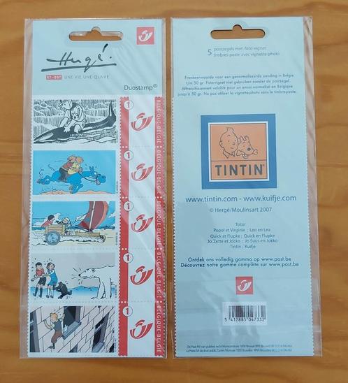 Belgium 2007 - Hergé/Kuifje/Tintin Duostamps - Sealed, Timbres & Monnaies, Timbres | Europe | Belgique, Non oblitéré, Envoi
