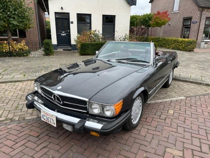 Mercedes-Benz 560SL, Auto's, Mercedes-Benz, Bedrijf, Te koop, SL, ABS, Airbags, Centrale vergrendeling, Elektrische ramen, Lederen bekleding