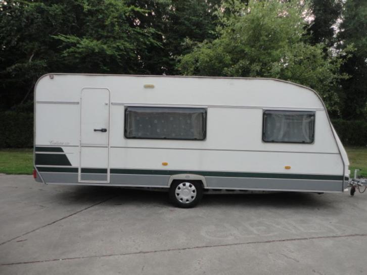 Chateau 520 Calista bj.1999, Caravans en Kamperen, Caravans, Particulier, tot en met 6, Treinzit, Chateau, 5 tot 6 meter, Fietsenrek