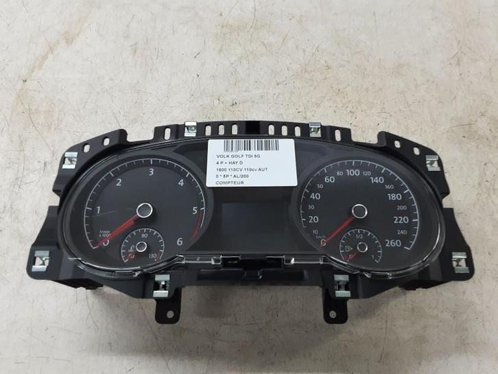 KM TELLER Volkswagen Golf VII (AUA) (5G1920641A), Auto-onderdelen, Dashboard en Schakelaars, Volkswagen, Gebruikt