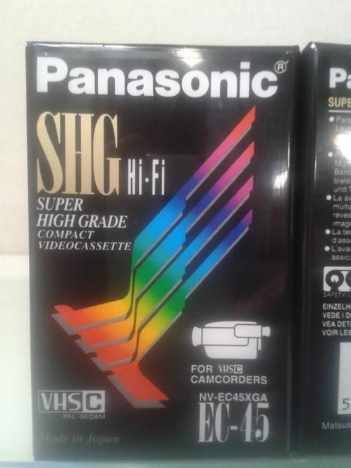 10 nouvelles cassettes vidéo Panasonic SHG., CD & DVD, VHS | Film, Neuf, dans son emballage, Envoi