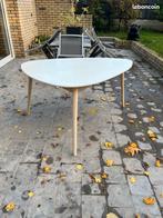 Tafel in Scandinavische stijl met 4 stoelen, Tuin en Terras, Tuintafels, Ophalen, Gebruikt, Hout