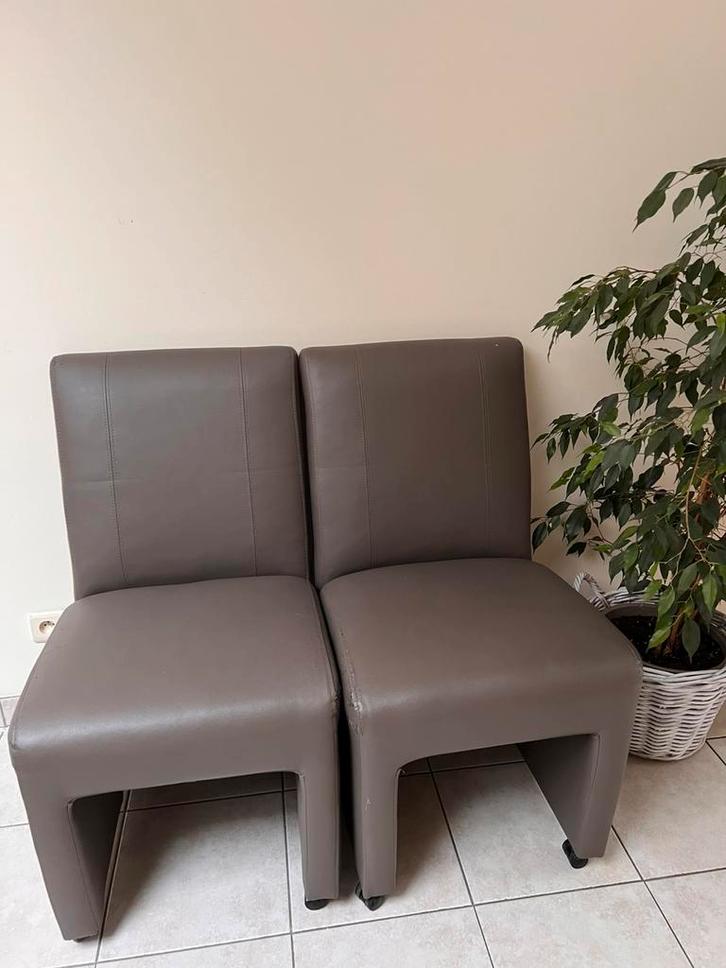 6x Deba stoelen met wielen, Huis en Inrichting, Stoelen, Ophalen