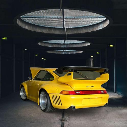 Porsche 993 GT2 EVO Speedgelb, Auto's, Porsche, Bedrijf, Elektrische ramen, Lichtmetalen velgen, Metaalkleur, Sportpakket, Sportstoelen