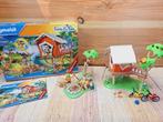 Playmobil Boomhut met glijbaan 71001, Ophalen of Verzenden, Zo goed als nieuw, Complete set
