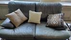 Sofa en cuir Roche Bobois 2 places, 150 tot 200 cm, Rechte bank, Gebruikt, Leer