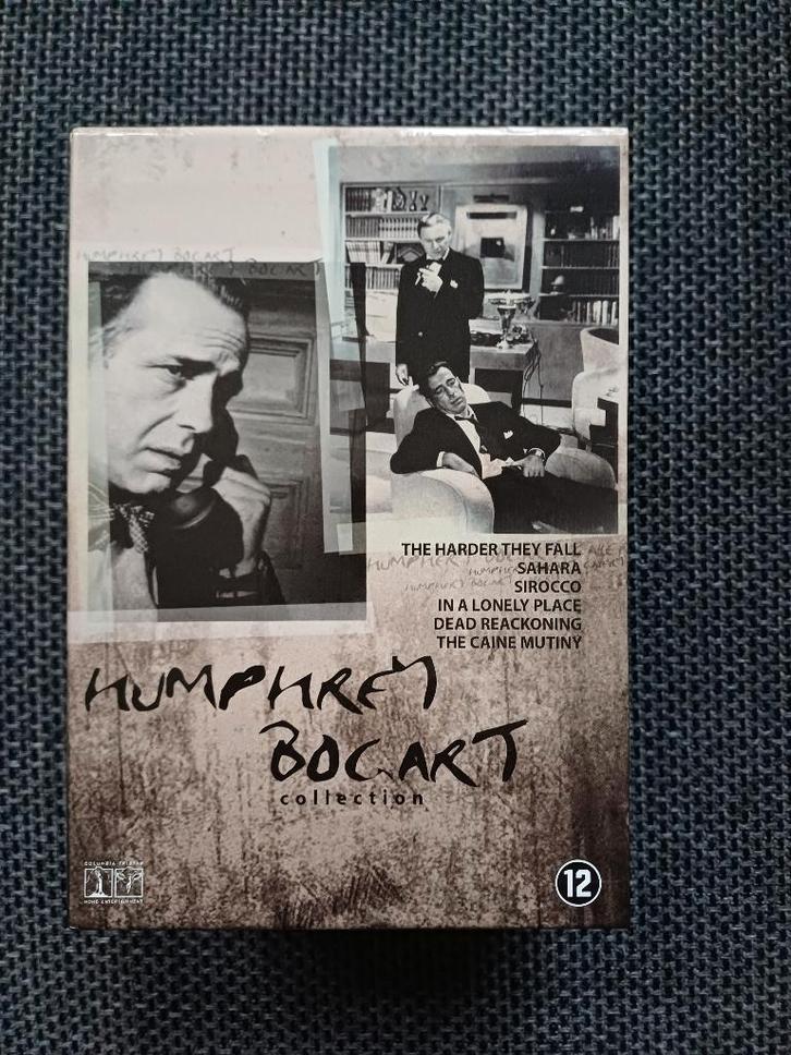 6xDVD: Humphrey Bogaert Collection, Cd's en Dvd's, Dvd's | Klassiekers, Zo goed als nieuw, Thrillers en Misdaad, 1940 tot 1960
