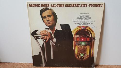 GEORGE JONES - ALL-TIME GREATEST HITS VOLUME 1 (1977) (LP), Cd's en Dvd's, Vinyl | Country en Western, Zo goed als nieuw, 10 inch