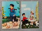 cartes postales anciennes poupées Dovina - vieilles scènes h, Collections, Affranchie, Enlèvement ou Envoi, Costume traditionnel