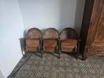 Vintage Italiaanse desing cinema stoelen uit de '30, Antiek en Kunst, Ophalen