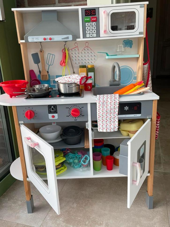 Houten speelgoedkeukentje, Kinderen en Baby's, Speelgoed | Speelkeukens, Gebruikt, Ophalen