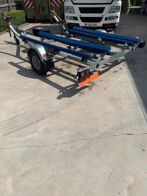 Dubbele Jetloader, Watersport en Boten, Boottrailers, Zo goed als nieuw, Jetskitrailer, Minder dan 1500 kg, Minder dan 6 meter