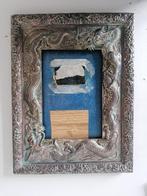 Antiek oosters kader met drakenmotief, Antiek en Kunst, Antiek | Brons en Koper, Ophalen of Verzenden, Brons