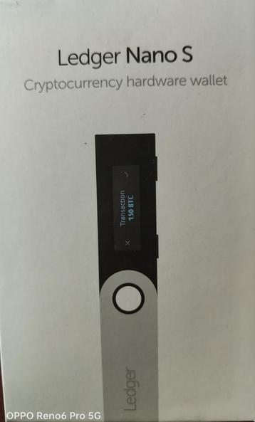 Portefeuille matériel de cryptomonnaie Ledger Nano S, Informatique & Logiciels, Enlèvement ou Envoi, Comme neuf, Ledger