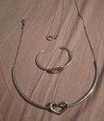 Ketting Calvin Klein, Handtassen en Accessoires, Kettingen, Ophalen, Zo goed als nieuw, Zilver, Zilver