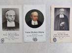 3 gedachtenisprentjes Frère Mutien-Marie + relikwie, Verzamelen, Bidprentjes en Rouwkaarten, Verzenden