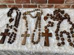 GROOT LOT RELEGIE - XL ROZENKRANSEN , KRUISBEELDEN EN VEEL.., Antiek en Kunst, Antiek | Religieuze voorwerpen, Ophalen