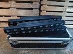 6x Showtec Sunstrip + Flightcase + Support, Musique & Instruments, Enlèvement, Comme neuf, Lumières