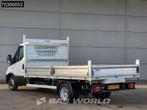 Iveco Daily 35C14 Open Laadbak 420cm Dubbellucht Airco Navi, Auto's, Bestelwagens en Lichte vracht, Gebruikt, Euro 6, Iveco, Wit