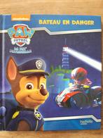 Livre La Pat'Patrouille "Bateau en danger", Comme neuf, Fiction général, Garçon ou Fille, 4 ans
