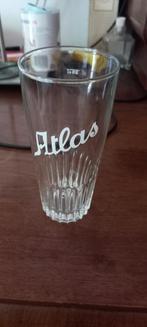 Oud Atlas-bierglas van de Atlas Brewery, Verzamelen, Biermerken, Ophalen, Gebruikt, Glas of Glazen, Overige merken