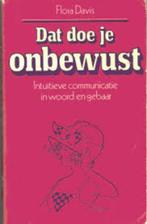 Flora Davis Dat doe je onbewust, Ophalen of Verzenden, Zo goed als nieuw, Ontwikkelingspsychologie