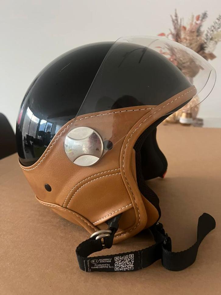 Helm, Fietsen en Brommers, Brommerhelmen, Gebruikt, Extra large of groter, Ophalen