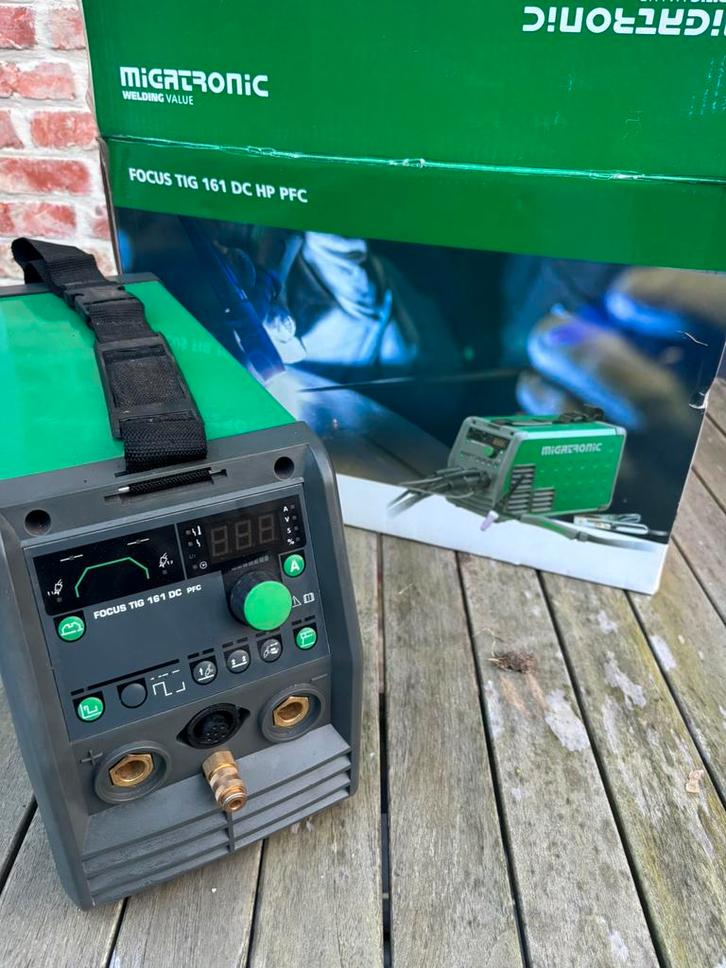 Migatronic Focus TIG 161 DC, Doe-het-zelf en Bouw, Gereedschap | Lasapparaten, Zo goed als nieuw, Tig, Ophalen of Verzenden