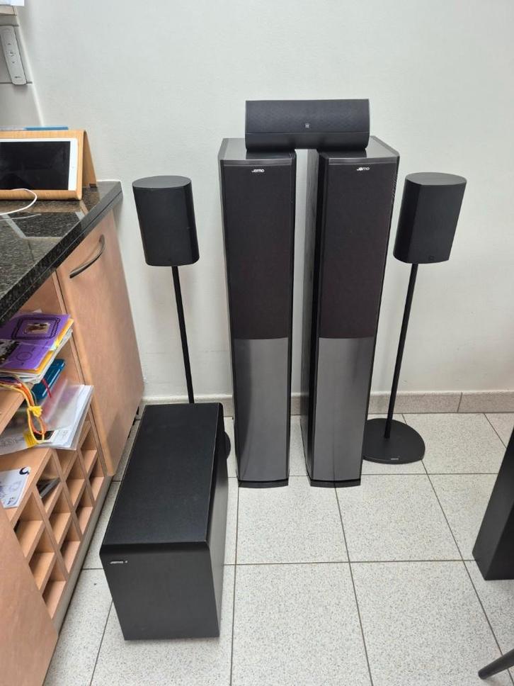 Surroundsysteem – Jamo (5.1 set), Audio, Tv en Foto, Luidsprekerboxen, Gebruikt, Complete surroundset, 120 watt of meer, Jamo