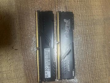 Barrette ram ddr4 fury Kingston (urgent), Neuf, DDR4, Enlèvement, Desktop