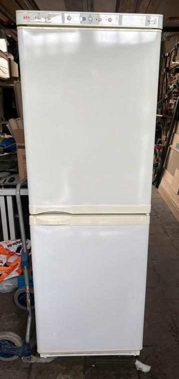 AEG koel vriescombinatie, 160 cm ou plus, Enlèvement, Utilisé, 200 litres ou plus