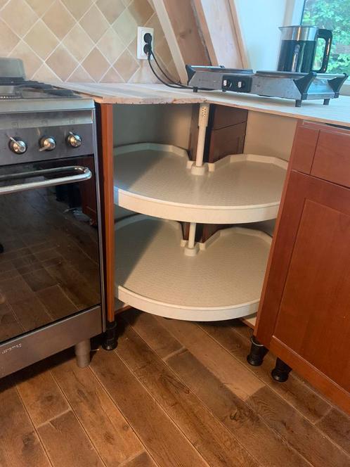 Hoekkast met draaiplateau keuken, Huis en Inrichting, Keuken | Complete keukens, Gebruikt, Ophalen