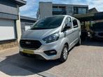FORD TRANSIT CUSTOM * LIMITED * DUB CAB * L2 * 170PK, Auto's, Testrit aan huis, Stof, 4 cilinders, 2500 kg