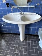 Dubbele lavabo, Huis en Inrichting, Badkamer | Badkamermeubels, Ophalen, Gebruikt, Wasbak of Wastafel