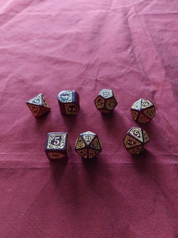 Griffoendor dnd dice set