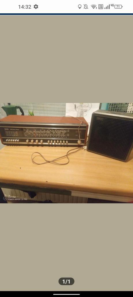 Vintage Saba Meersbrug radio, Audio, Tv en Foto, Radio's, Zo goed als nieuw, Ophalen of Verzenden