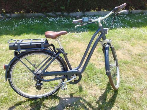 Elops elektrische city-bike, gebruikt, met accu, Fietsen en Brommers, Elektrische fietsen, Gebruikt, Overige merken, Minder dan 30 km per accu