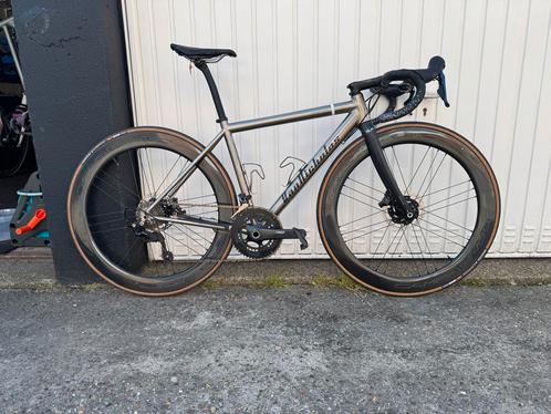Van Nicholas Ventus - Custom Build - XS, Fietsen en Brommers, Fietsen | Racefietsen, Zo goed als nieuw, 28 inch, Titanium, Minder dan 49 cm