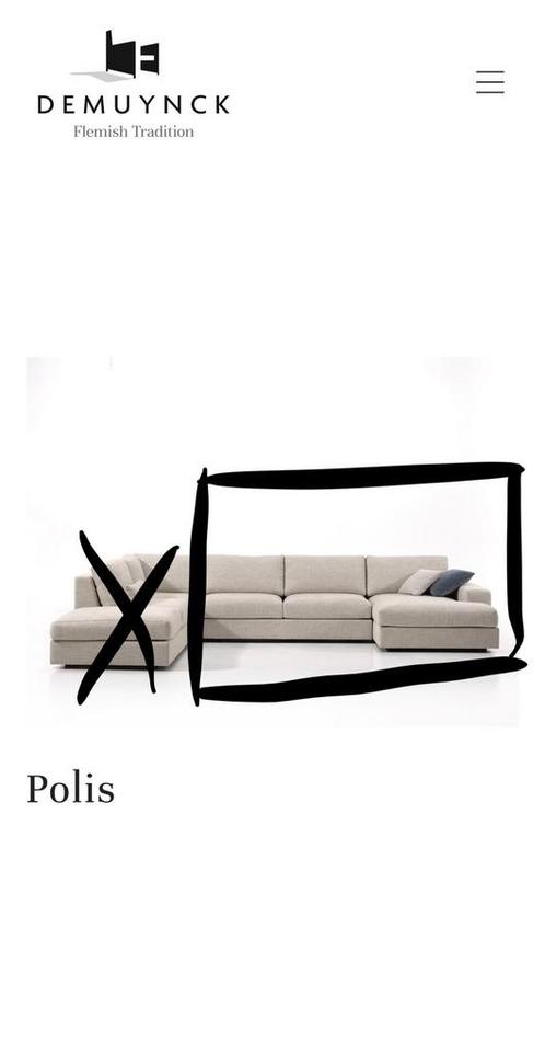 Demuynck zetel / lounge / salon 3.5, Huis en Inrichting, Zetels | Zetels en Chaises Longues, Zo goed als nieuw, Ophalen