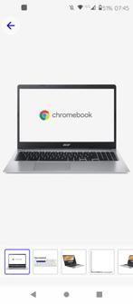 Acer Chromebook - Silver 4 j oud - Te Koop in Gent - a, 15 inch, 64 GB, Gebruikt, Azerty